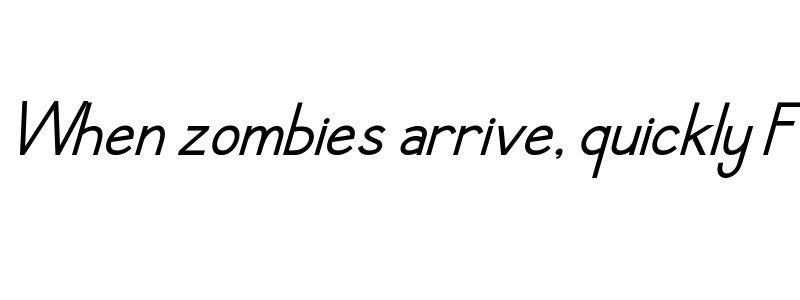 Romance Sans Italic preview