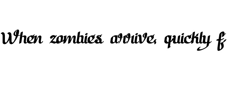 Carribean italic Italic preview