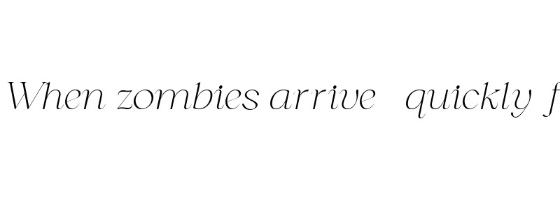 QESTERO Italic preview